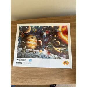 Astronaut Galaxy Space Station Jigsaw Puzzle 1000 Piece - New In Box
